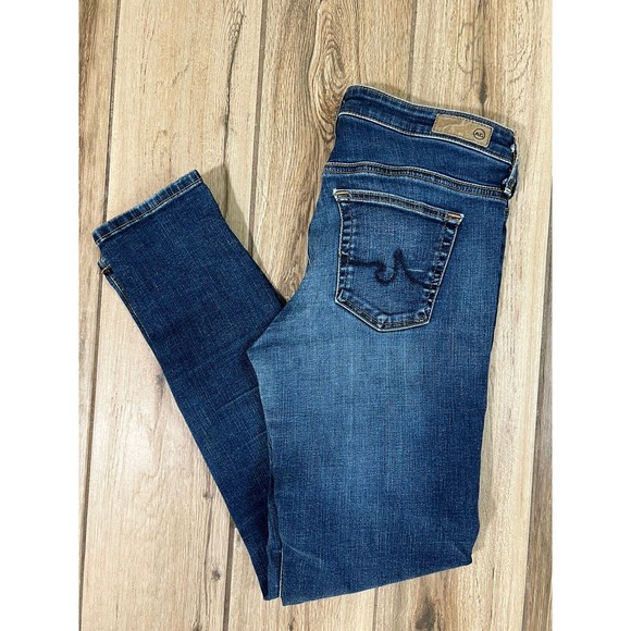 AG Adriano Goldschmied Jeans Womens Size 28R The Club Low Rise skinny Pants - Picture 1 of 13